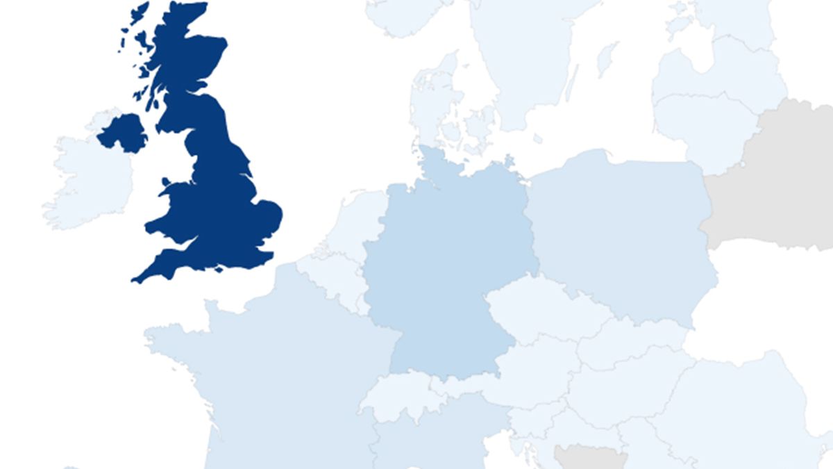 Británie v počtu naočkovaných drtí zbytek Evropy